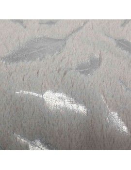 Manta Feather de Trixie, Cama para perros de color gris, con plumas plateadas