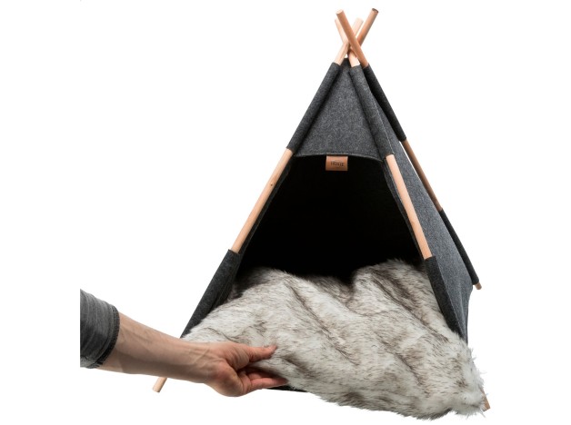 Trixie Cueva Tipi, Cama Para Perros, cojín extraible