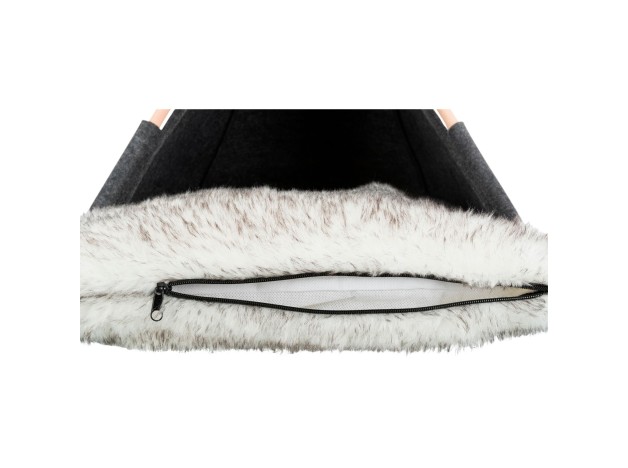 Trixie Cueva Tipi, Cama Para Perros, cojín desenfundable