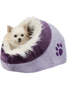 Cueva Trixie Minou Lila, Para Perros Pequeños, cuna confortable, cómoda ycalentita