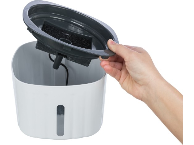 Trixie Fuente Flower, Agua Fresca Para Perros, desmontable para su limpieza