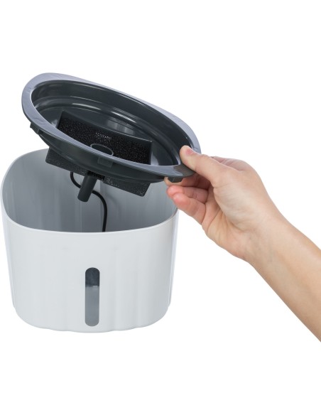 Trixie Fuente Flower, Agua Fresca Para Perros, desmontable para su limpieza