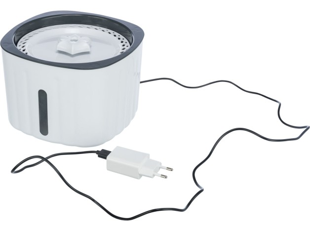 Trixie Fuente Flower, Agua Fresca Para Perros, diferentes formas de alimentacion, USB y RED