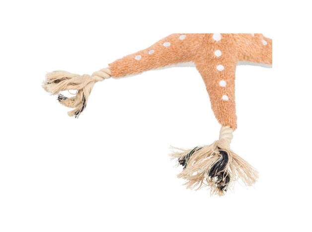 Juguete Trixie Be Nordic, Estrella De Mar Jane, juguete-para perros, de felpa suave con cuerda interior