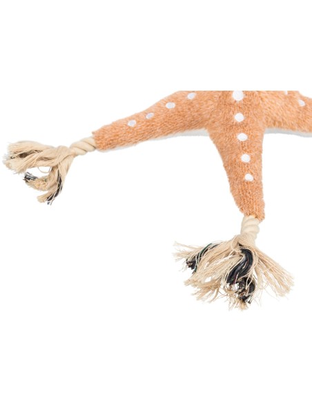 Juguete Trixie Be Nordic, Estrella De Mar Jane, juguete-para perros, de felpa suave con cuerda interior
