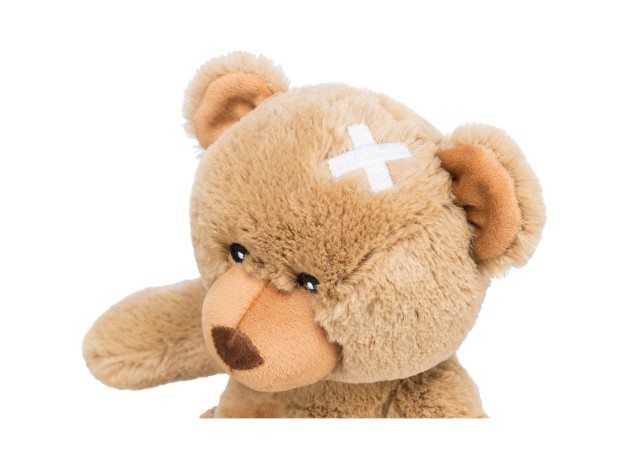 Juguete ecológico, Peluche Be Eco Oso Teddy Eddy, detalle de la cabeza