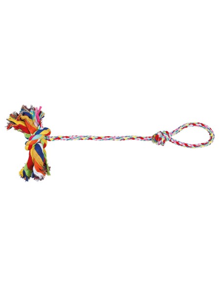 Trixie Juguete Cuerda Con Nudo Y Asa, Para perros, indicado para los juegos de tira y afloja