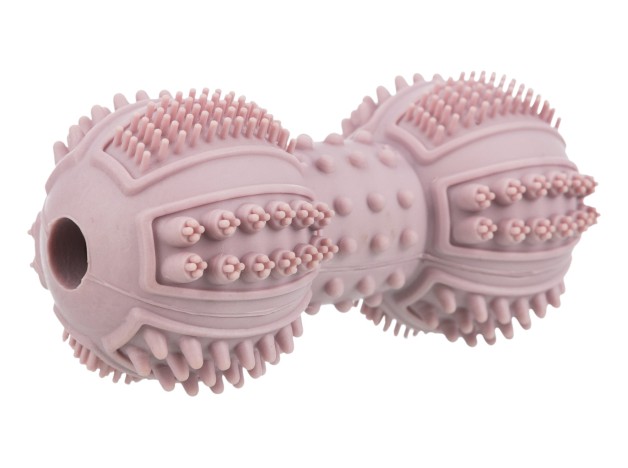 Trixie Mordedor Pesa Junior De Caucho rosa para cachorros