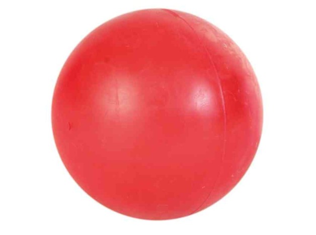 Pelota maciza de Caucho color rojo Para Perros