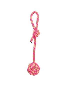 Juguete Trixie Cuerda Con Pelota 37 cm, juego de lanzar y traer