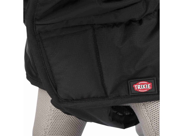 Abrigo Termoreflectante, Trixie Explore Para Perros, detalle del ajuste del pecho