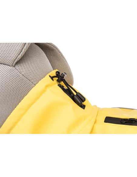 Impermeable Trixie Vimy Amarillo, Chubasquero para perros, detalles del cuello