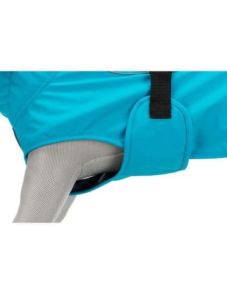 Chubasquero Vimy Turquesa, Impermeable Para Perros, detalles del-abdomen