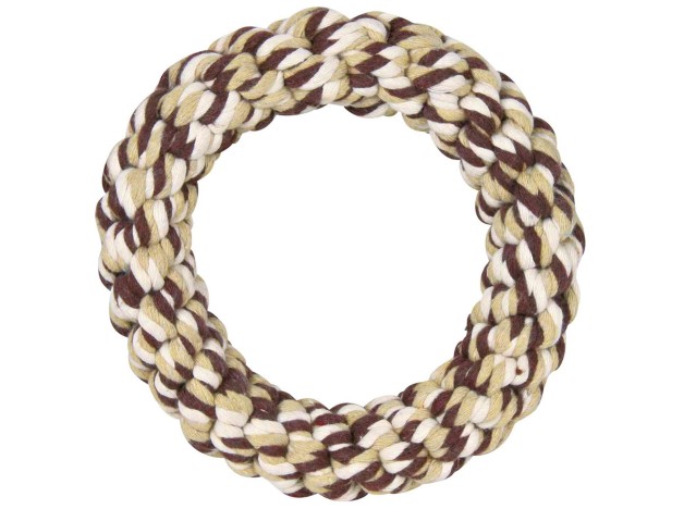 Juguete Trixie Anillo De Cuerda Para Perros, recomendado para el juego de lanzar y traer