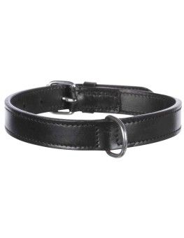 Trixie Active Collar De Cuero Negro, Para Perros