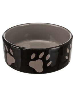 Comedero De Cerámica Trixie Con Huellas Para Perros
