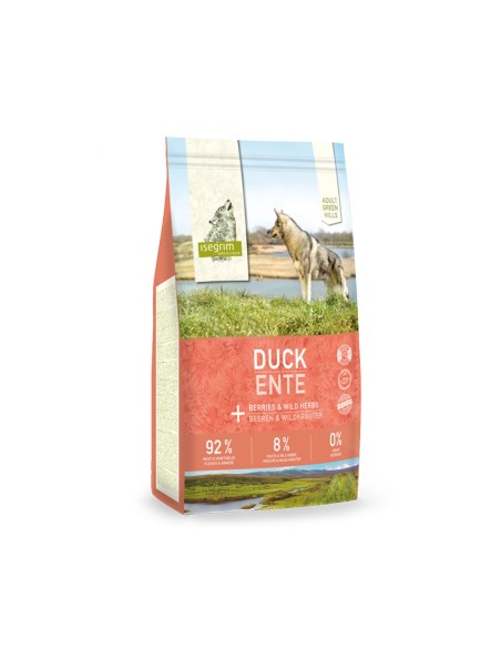 Pienso Isegrim Pato Libre De Cereales, Para Perros Adultos