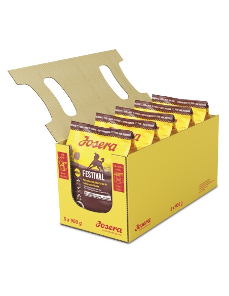 Pienso Josera Daily Festival, para los perros mas exquisitos, pack de 5 sacos de 900g