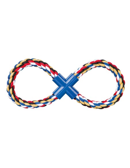 Juguete Trixie, Mordedor Doble Anillo De Cuerda, Para perros, para jugar al juego de tira y afloja Juguete Trixie, Mordedor Doble Anillo De Cuerda, Para perros, para jugar al juego de tira y afloja