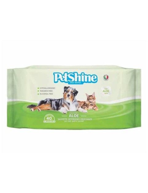 Toallitas higiénicas para perro, Petshine Aroma Aloe Vera