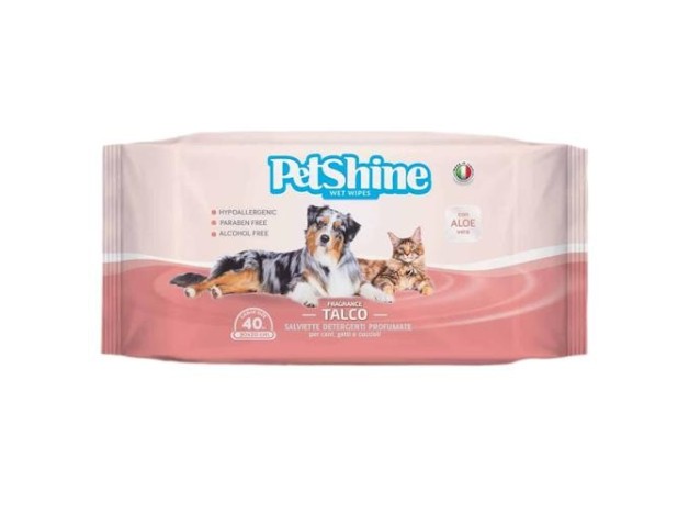 Toallitas higienicas  Petshine Aroma a Talco