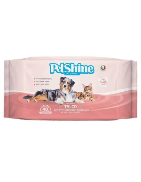 Toallitas higienicas  Petshine Aroma a Talco