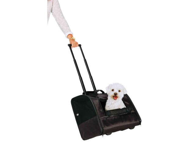 Bolso con ruedas para perros, Trixie Trolley Elegance, para viajar con mascotas