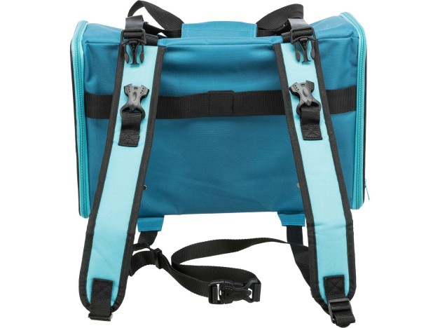 Mochila para perros, Trixie Connor Azul, viajar con perros