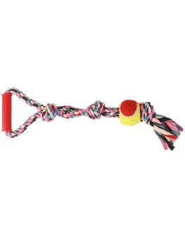 Juguete Trixie Cuerda Con Pelota De Tenis Y Asa, Para Perros 2