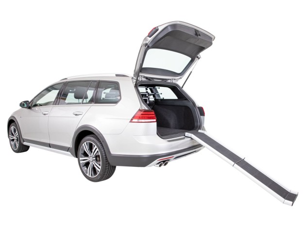 Rampa plegable para coche Trixie Petwalk de aluminio y plástico, para perros