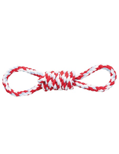 Juguete para perros, Trixie mordedor de cuerda nudo con dos asas Trixie - 1 Juguete para perros, Trixie mordedor de cuerda nudo con dos asas Trixie - 1