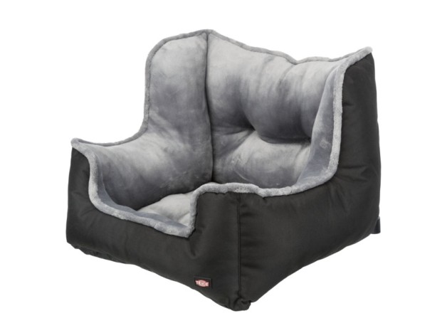 Asiento para coche Trixie, de nylon y acolchado de felpa para perros