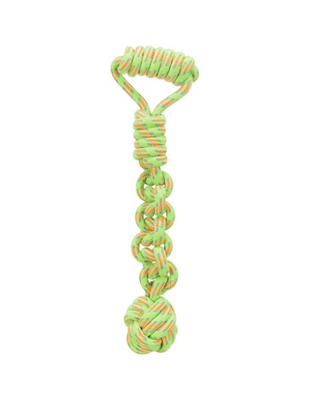 Juguete Trixie Cuerda Juego con Pelota Tejida, Para Perros, juego de tira y afafloja Juguete Trixie Cuerda Juego con Pelota Tejida, Para Perros, juego de tira y afafloja