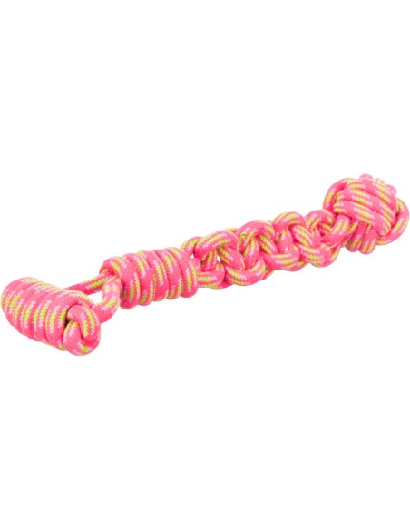 Juguete Trixie Cuerda Juego con Pelota Tejida, color rosa Juguete Trixie Cuerda Juego con Pelota Tejida, color rosa