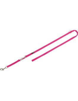 Correa de adiestramiento Trixie Premium nylon Fucsia para perros