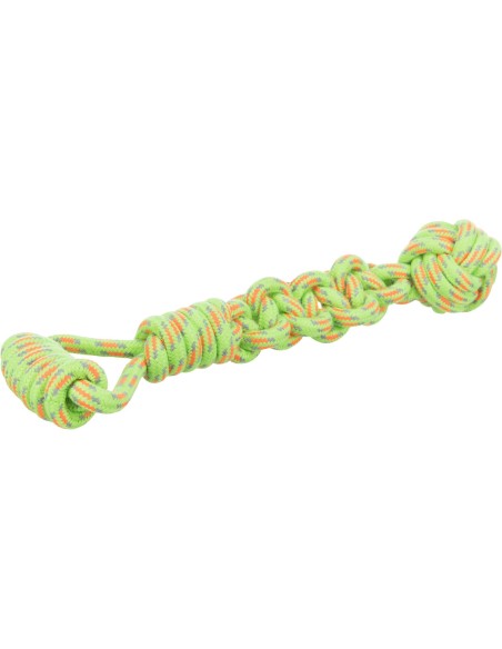 Juguete Trixie Cuerda Juego con Pelota Tejida, color verde Juguete Trixie Cuerda Juego con Pelota Tejida, color verde
