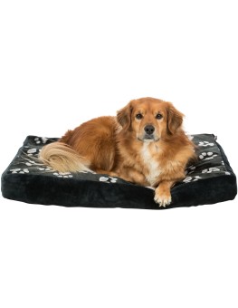 Colchón para perros Trixie Jimmy negro con huellas 2