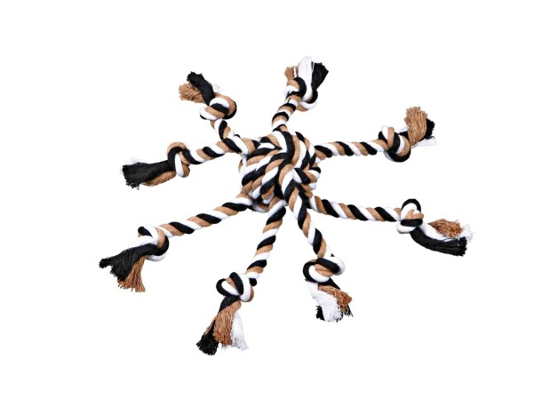 Juguete Trixie, Estrella De Cuerda, Para Perros, indicado para la limpieza-dental