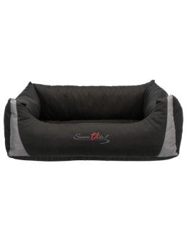 Cama Trixie Samoa Vital negra, cuna memory Foam para perros