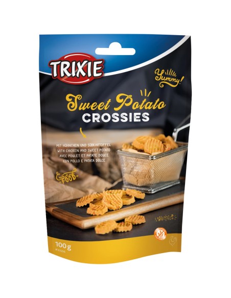 rixie Sweet Potato Crossies, snack de pollo para perros rixie Sweet Potato Crossies, snack de pollo para perros