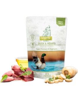 Isegrin sobres de pato, comida húmeda Super Premium