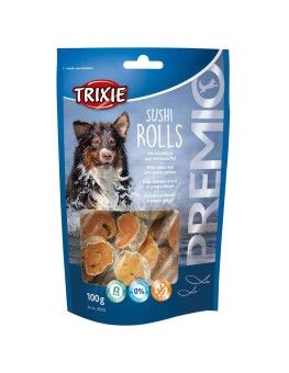 Snack Trixie Sushi Rolls, premios de pescado para perros