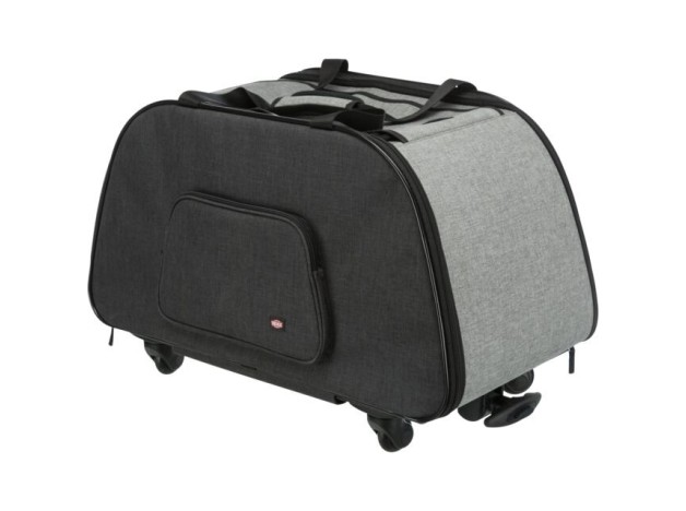 Trixie Trolley Transportín para perros, con ruedas y asa telescópica