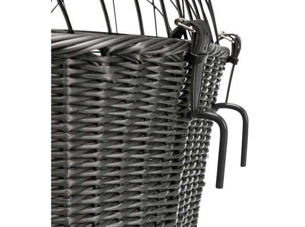 Cesta Trixie para llevar al perro en bici, con enganches en el manillar