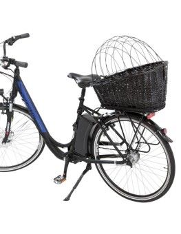 Cesta de mimbre Trixie para porta equipajes de la bici