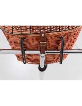 Cesto de mimbre Trixie para manillar de bici 2