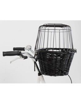 Cesto Trixie mimbre negro para el manillar de la bici 2