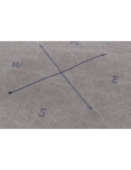 Trixie COLCHONETA Be Nordic Föhr Gris Oscura, con logo bordado