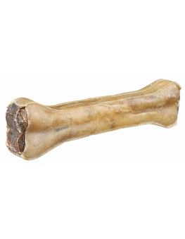Hueso de piel relleno de nervio de toro, snack Trixie para perros