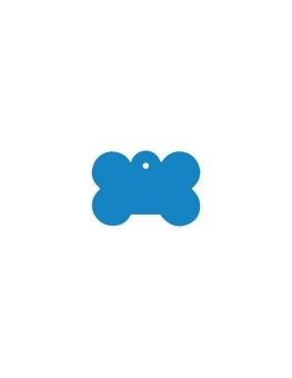 Chapa identificativa para perros, hueso azul Imarc - 1